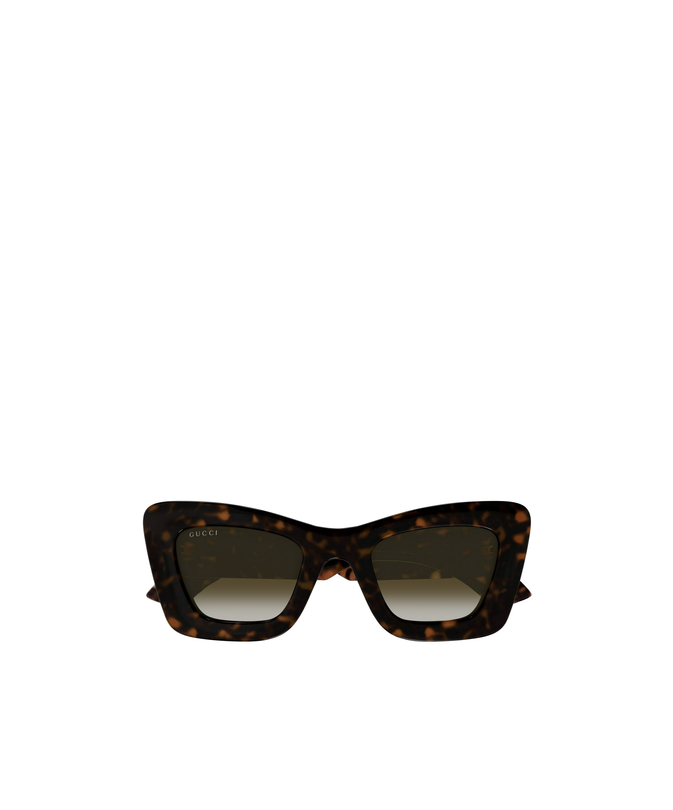 Gucci Tortoiseshell Cat-eye Sunglasses In Black