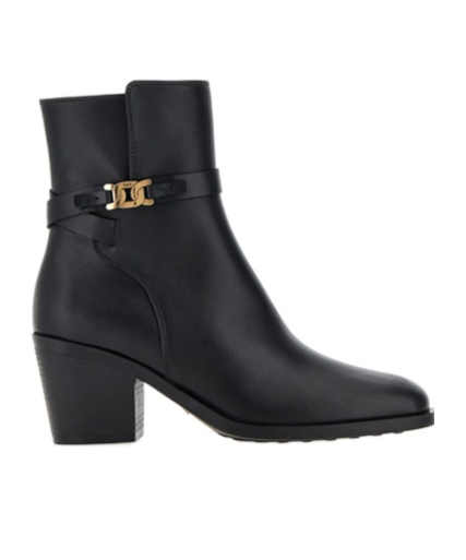 Tod's T65 Ankle Belt Shoes In Black