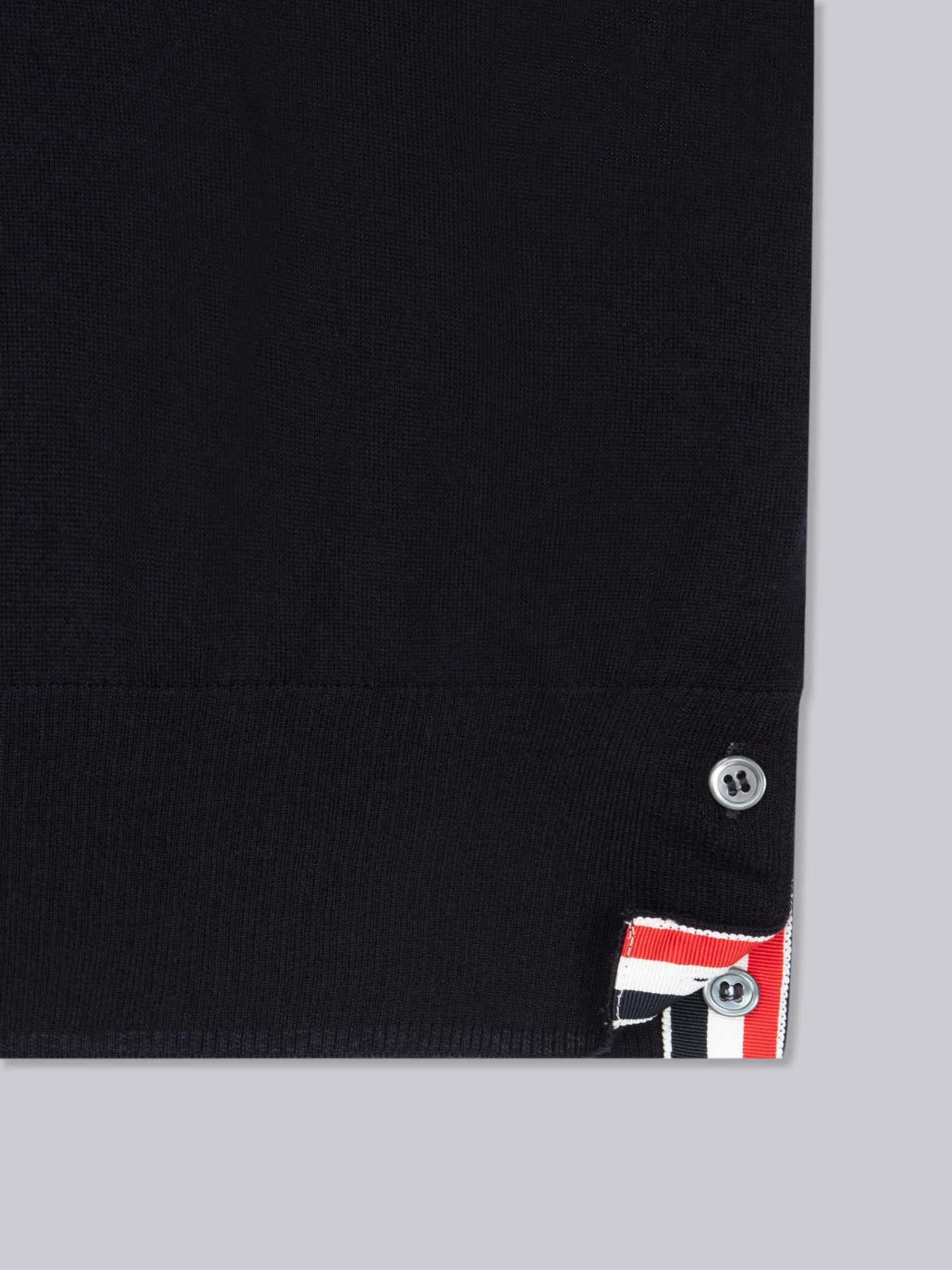 Thom Browne 4-bar Merino Jumper In Black