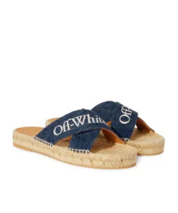 Off-white Criss Cross Espadrilles In Nude