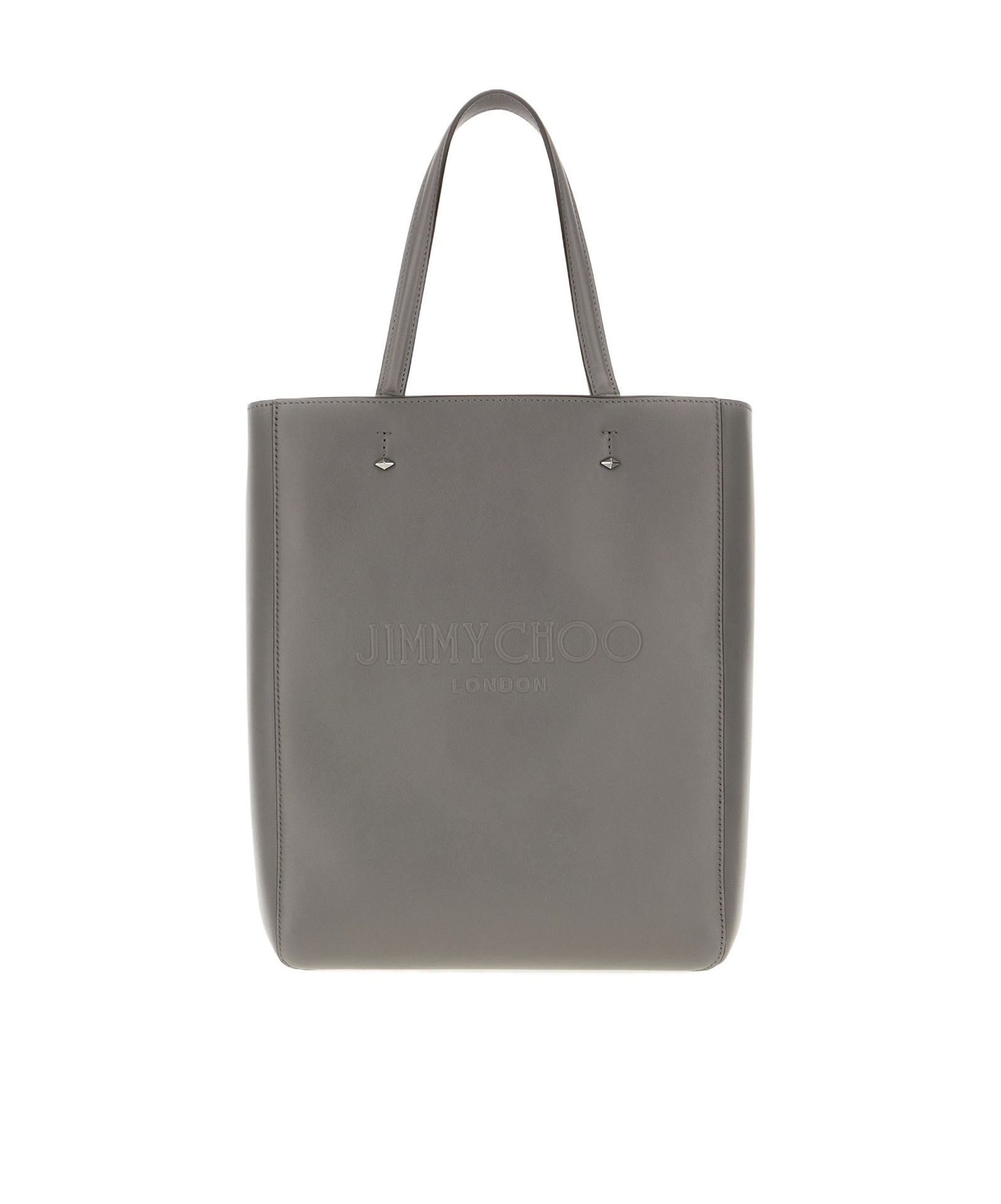 Jimmy Choo Double-handle Handbag In Gray