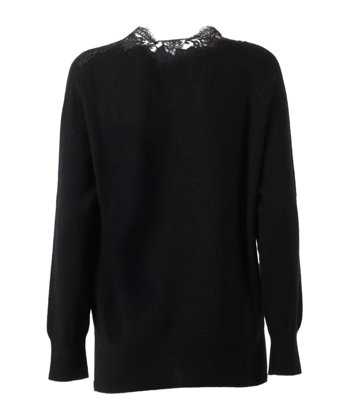 Ermanno Scervino V-neck Sweater In Black