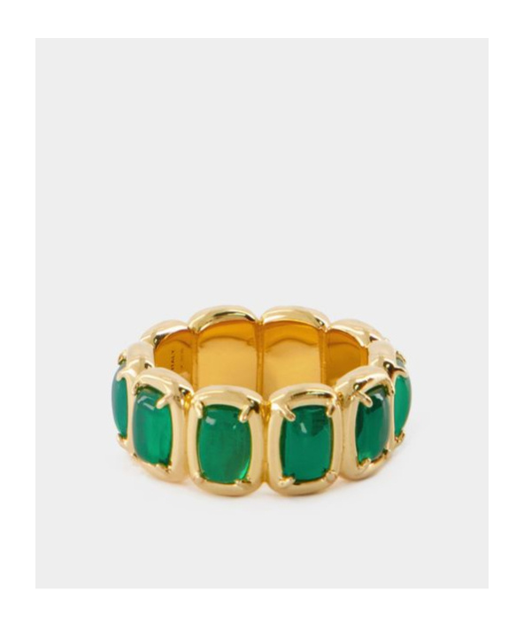 Ivi Toy Onyx-stone Ring In Yellow