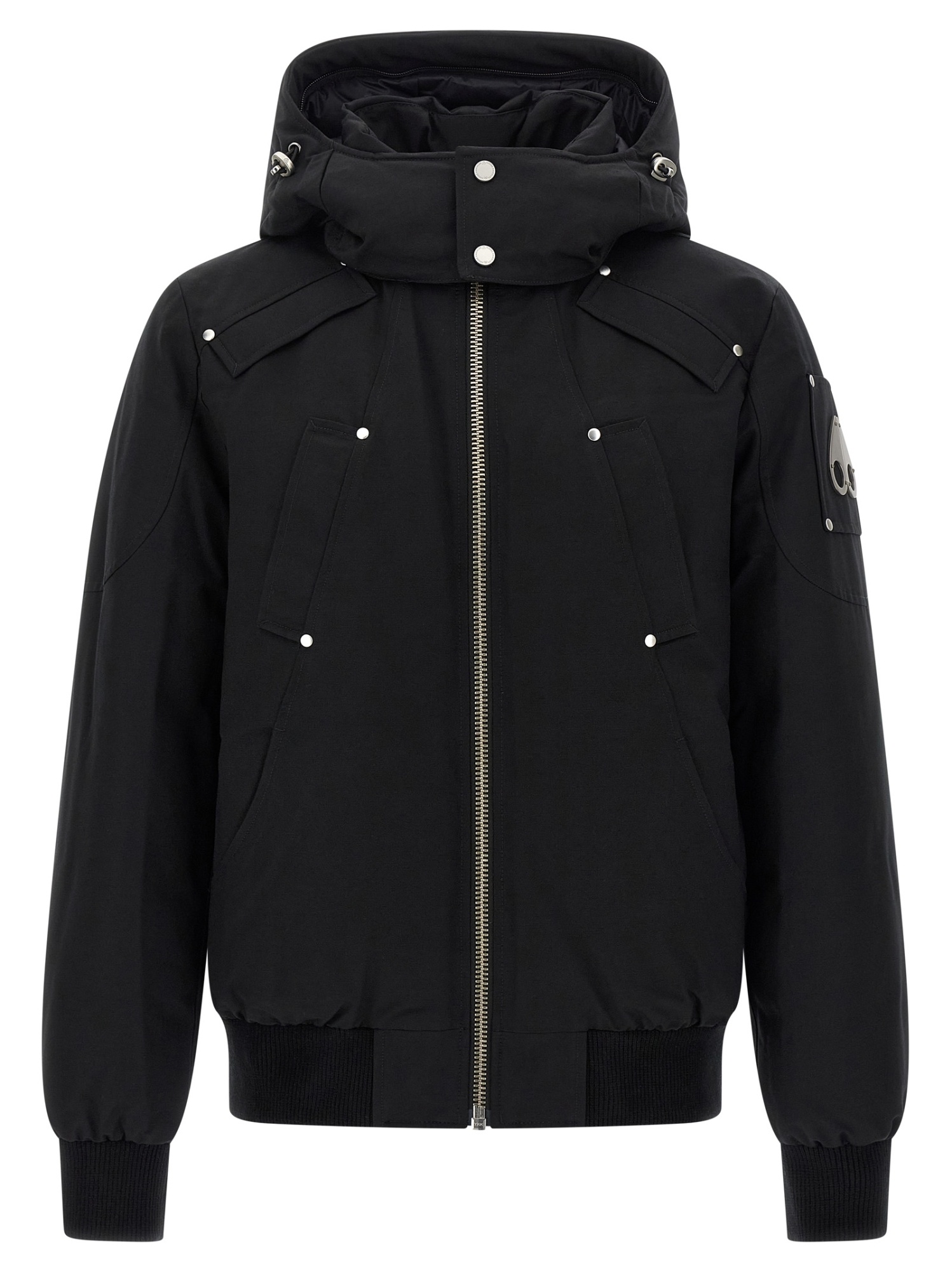 Moose Knuckles Original Ballistic Down Jacket In Black