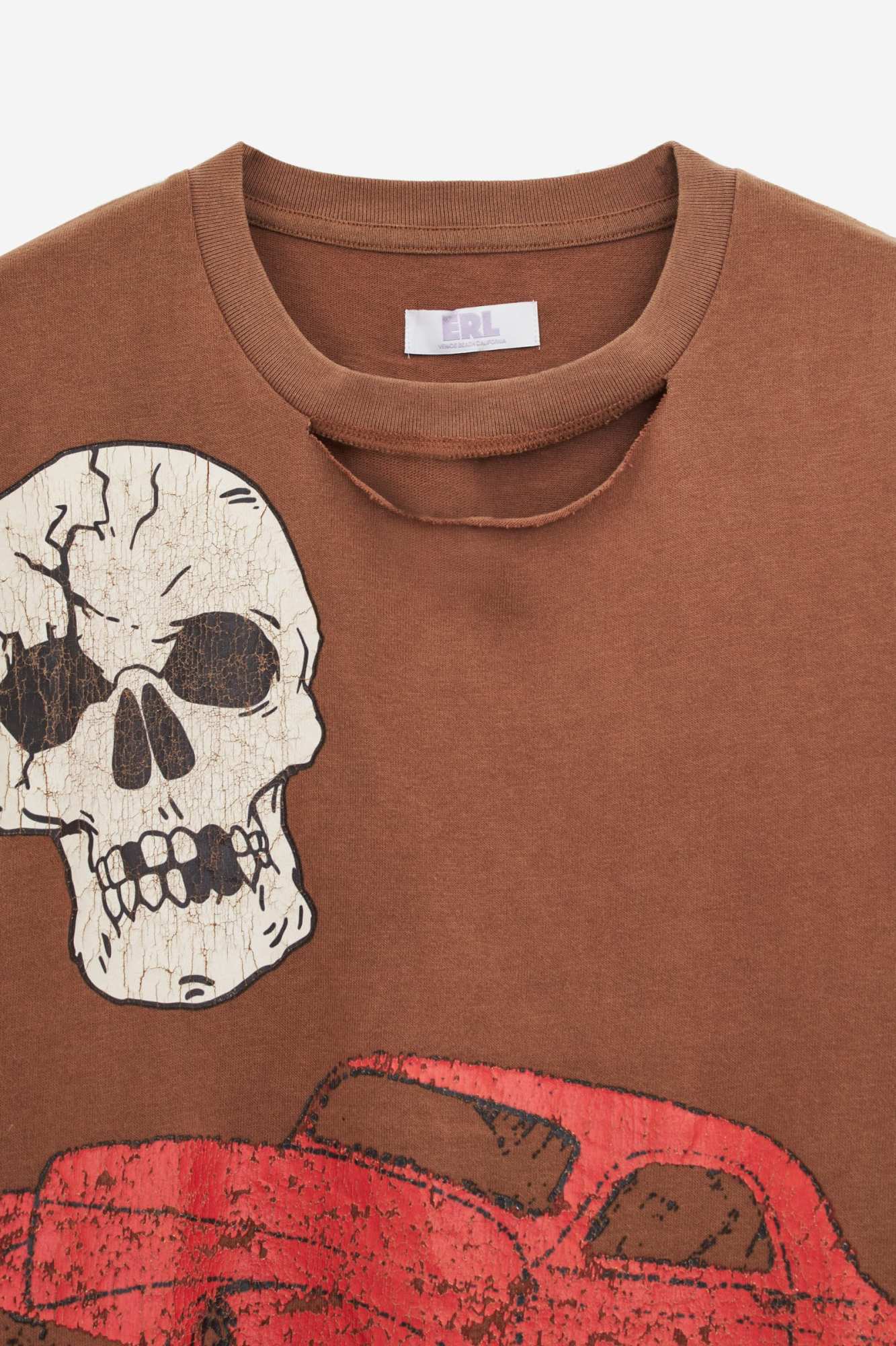 Shop Erl Short-sleeved T-shirt In Brown