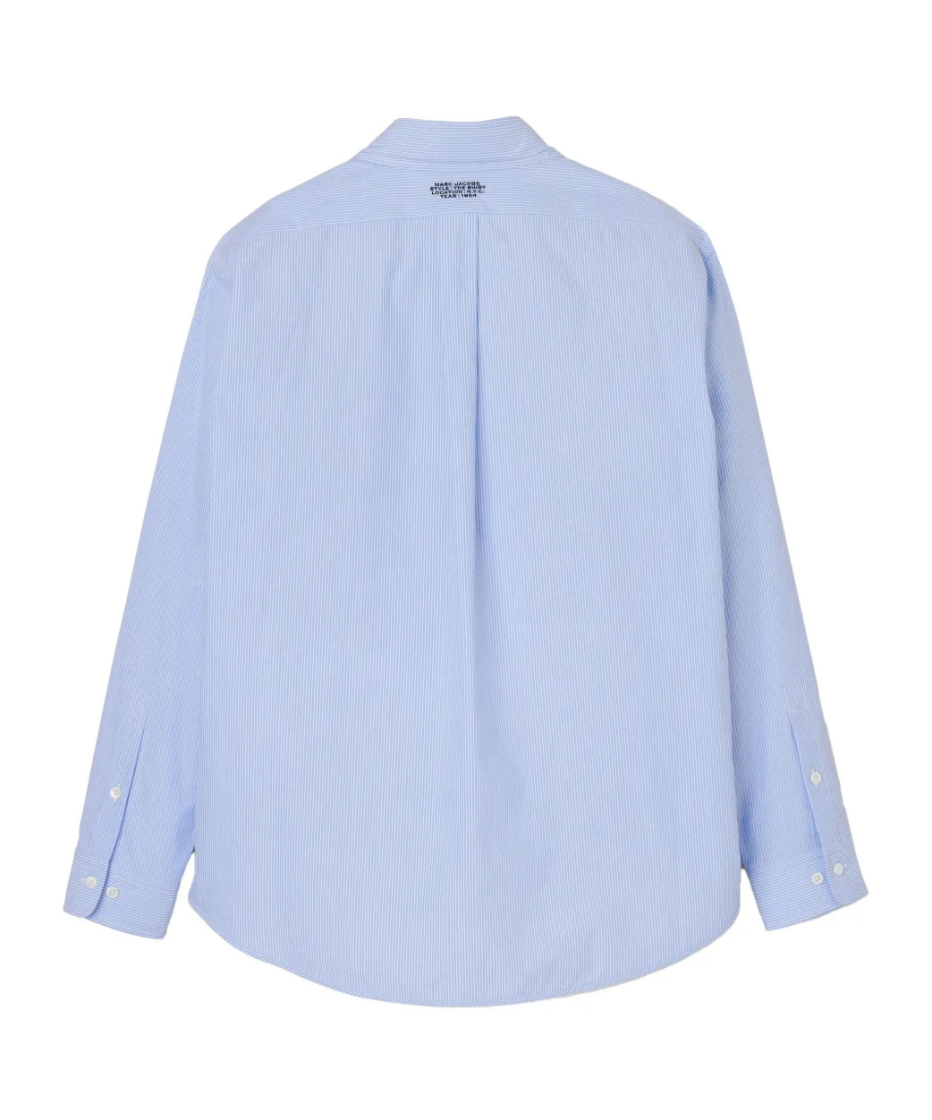 Marc Jacobs Striped Cotton Shirt Collar Pocket Sleeves