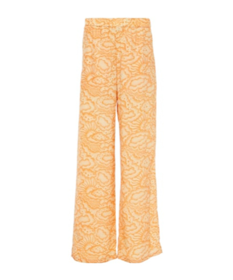 Stella Mccartney Mid-rise Silk Pants In Brown