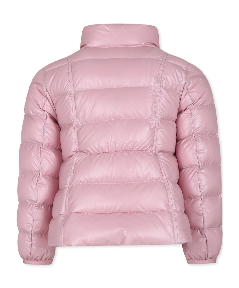 Moncler Ainay Quilted Puffer Jacket In Pink