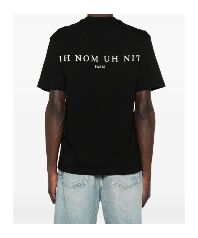 Ih Nom Uh Nit Graphic Printed Crewneck T-shirt In Black