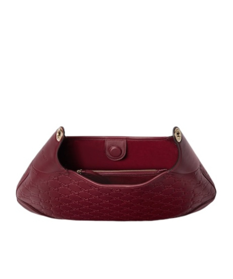 Gucci B Medium Shoulder Bag In Red