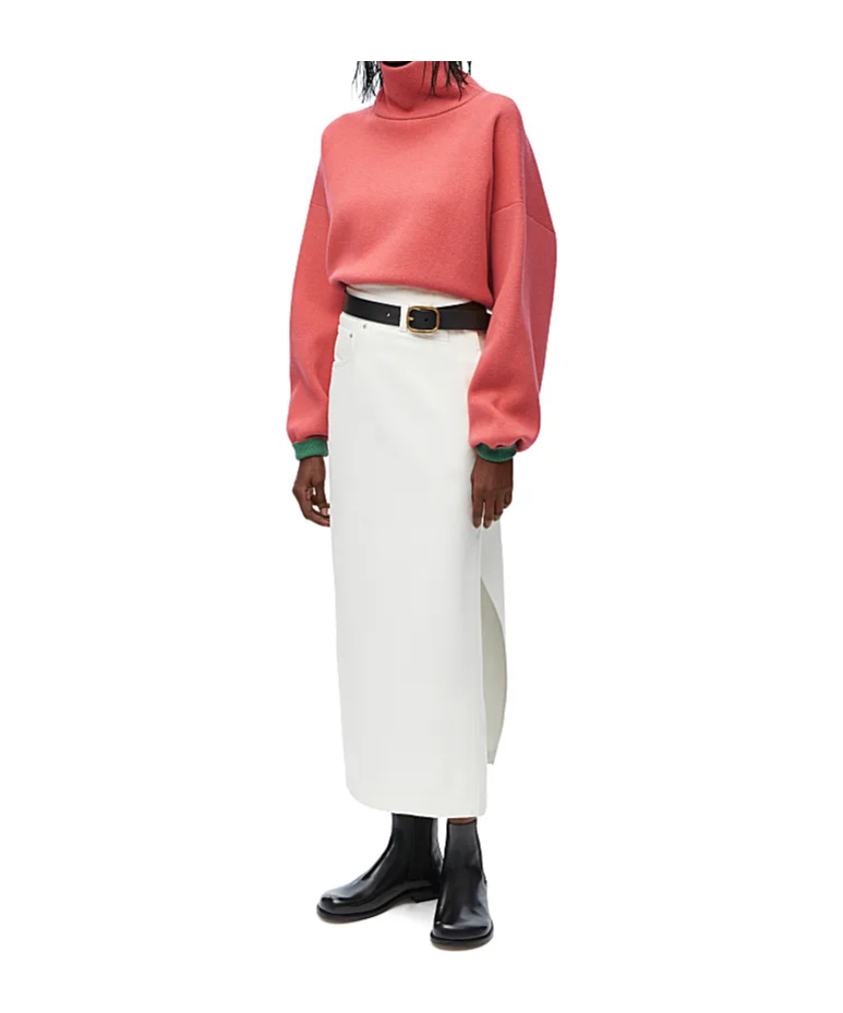Loewe Cashmere Turtleneck Sweater In Red