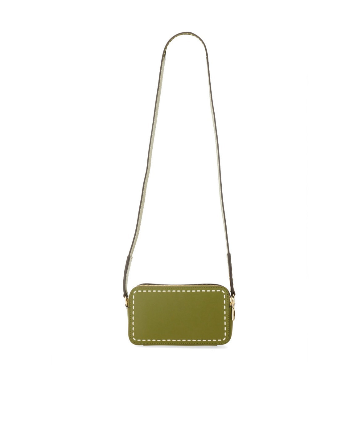 Michael Kors Stitching Detail Shoulder Bag In Green