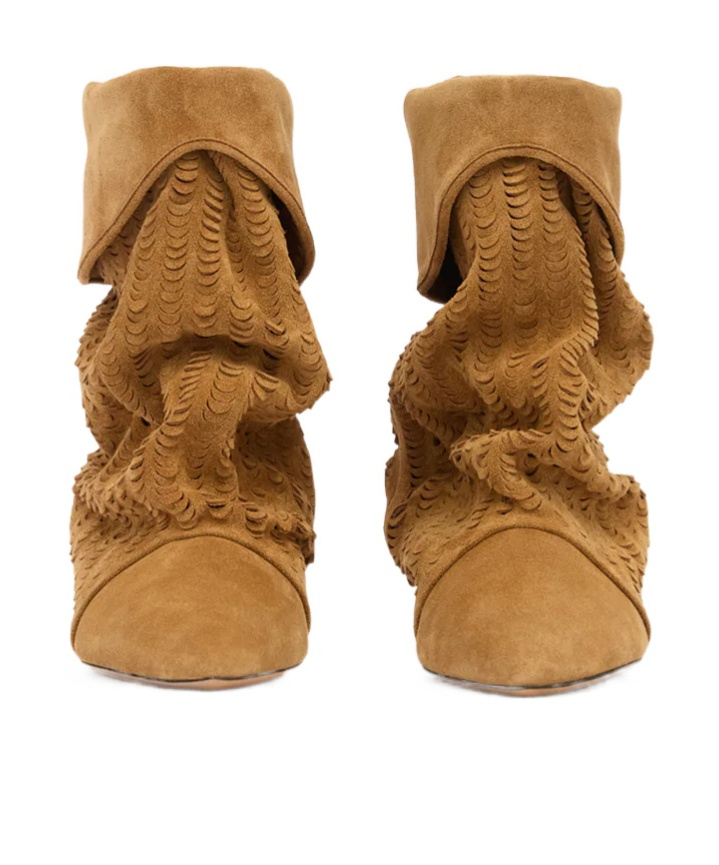 Isabel Marant 45mm Edrik Embossed Boots In Multi