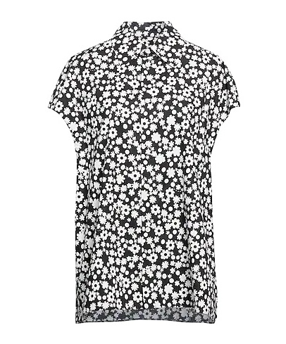 Marni Oversized Printed Shirt In Black