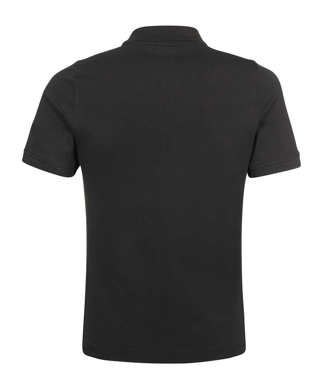 K-way Short-sleeved Polo Shirt In Black