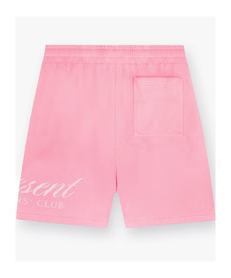 Represent Club Owners Mesh Texture Pink Shorts In Pink