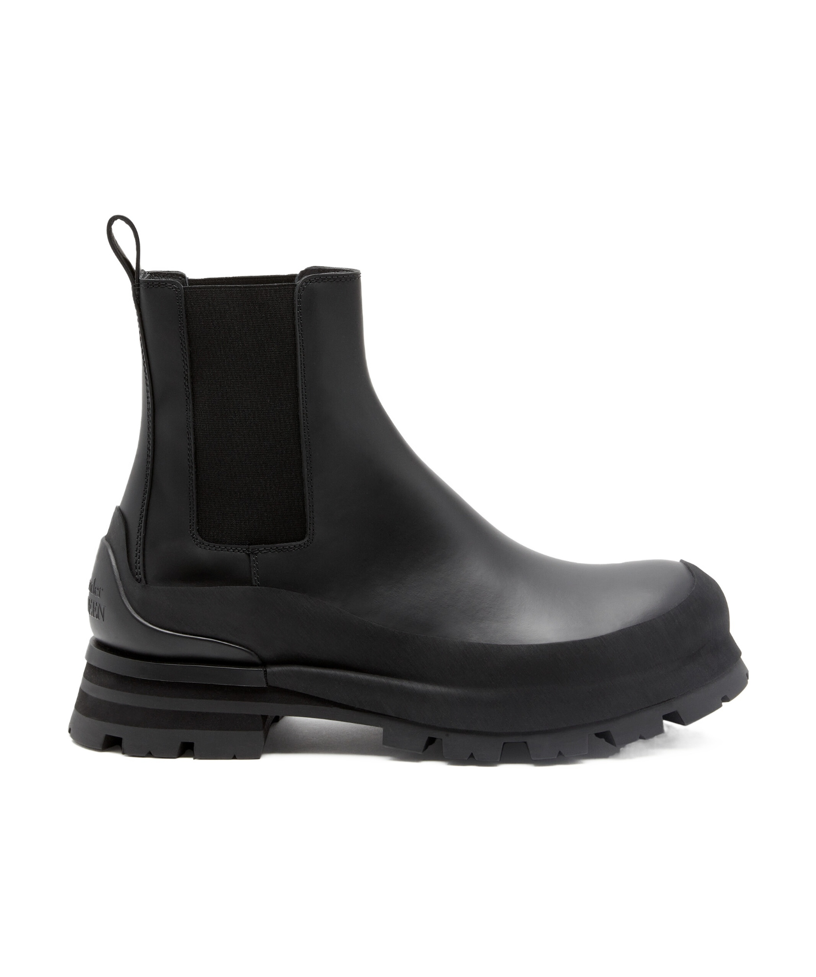 Alexander Mcqueen Wander Ankle Boots Alexander Mc Queen Calfskin Black ...