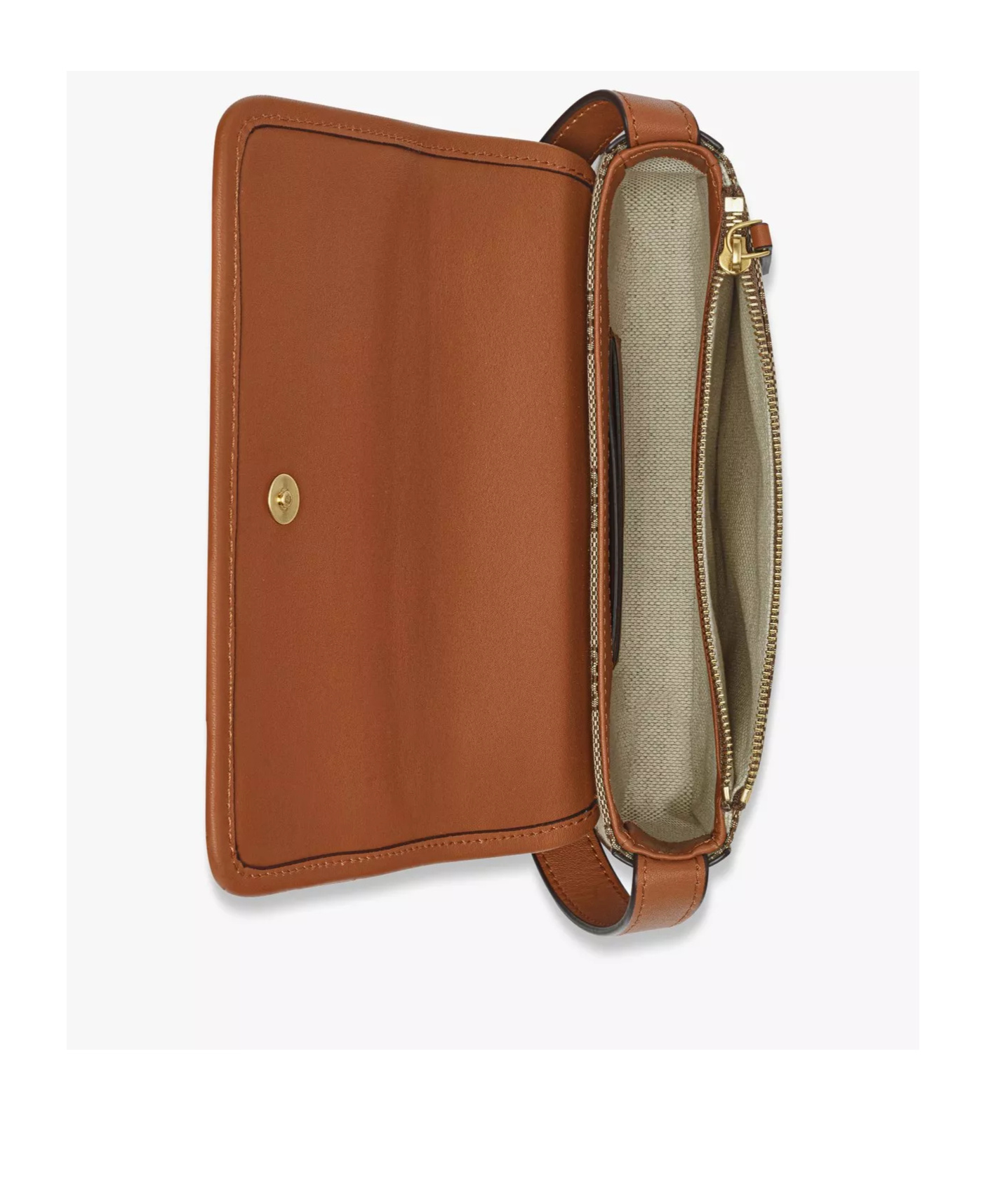 Mcm Himmel Lauretos Jacquard Cross-body Bag In Brown