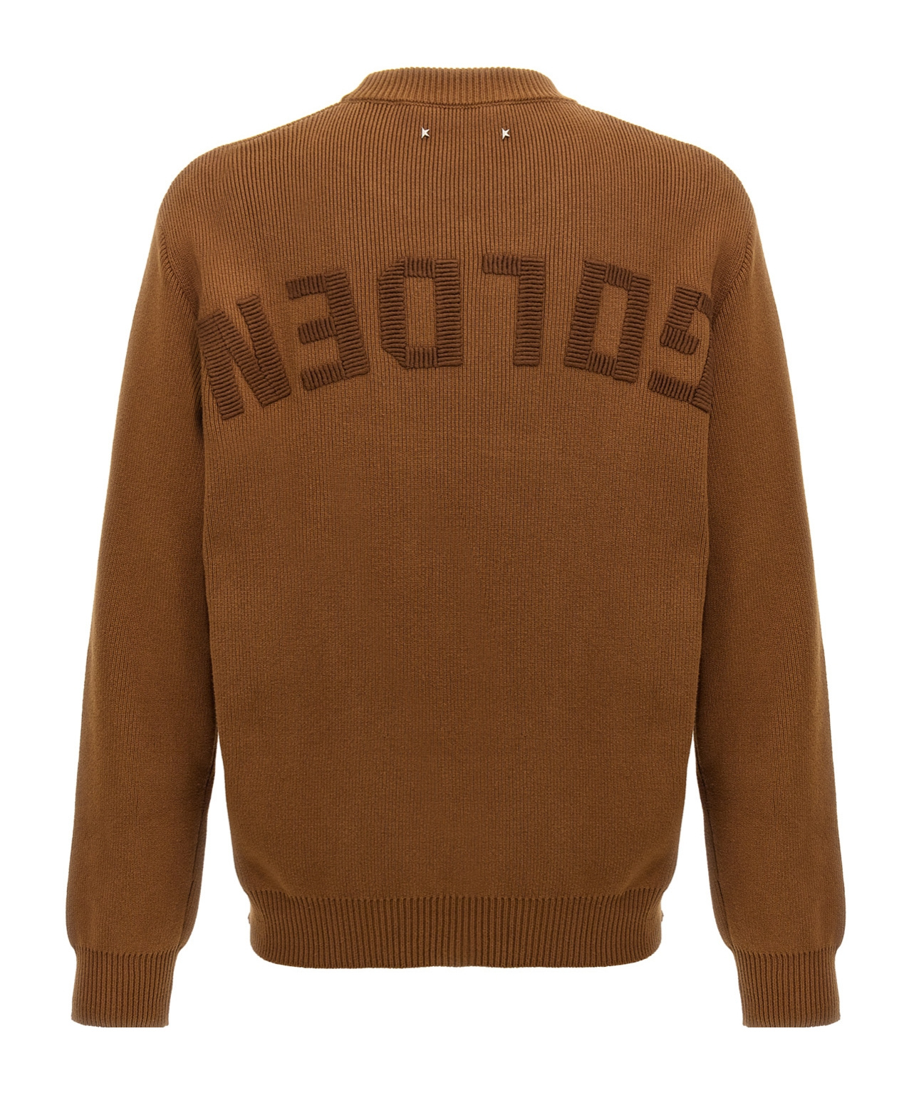 GOLDEN GOOSE GOLDEN GOOSE DELUXE BRAND LOGO DETAILED KNITTED JUMPER