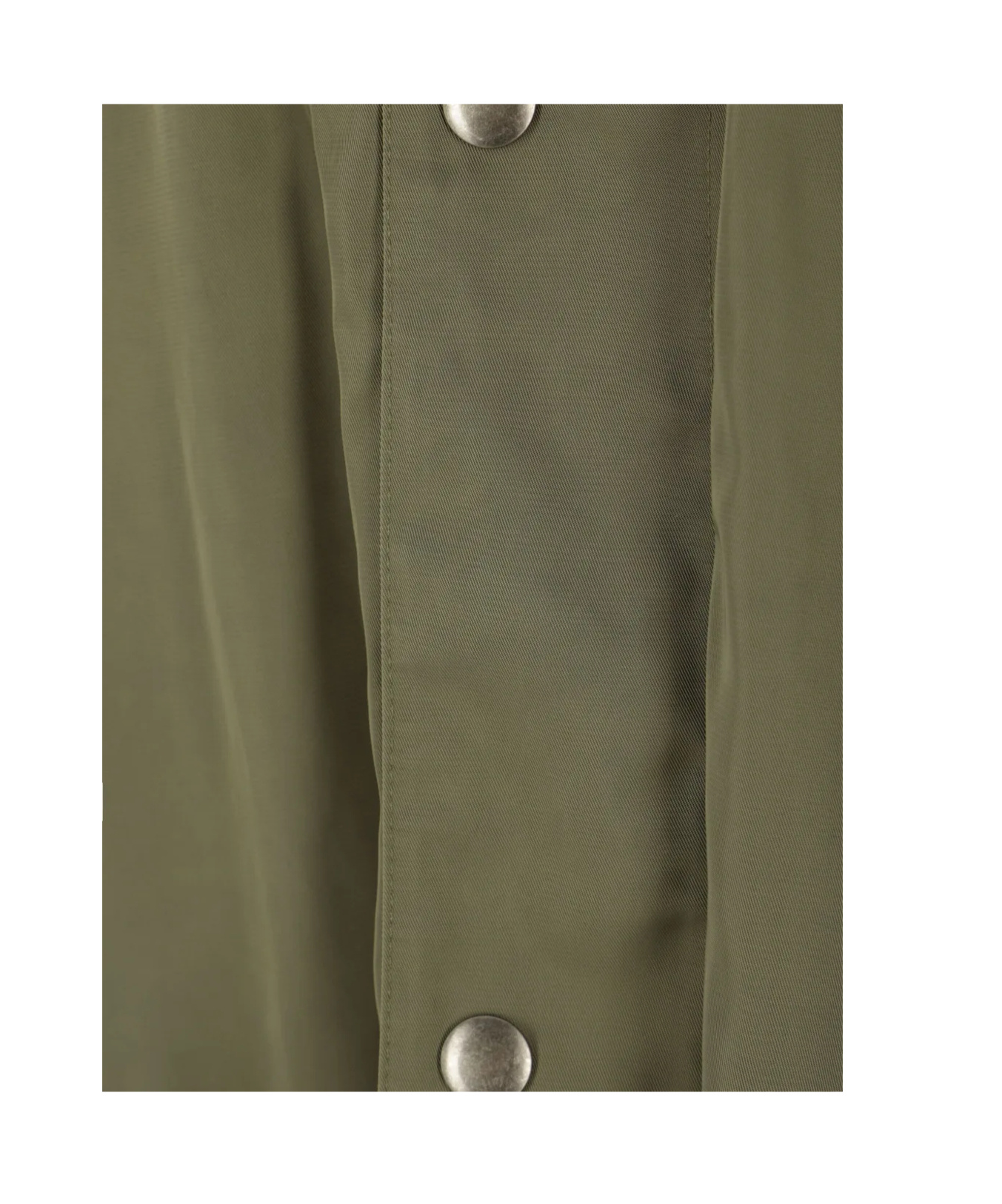 Dries Van Noten High-necked Windbreaker In Green