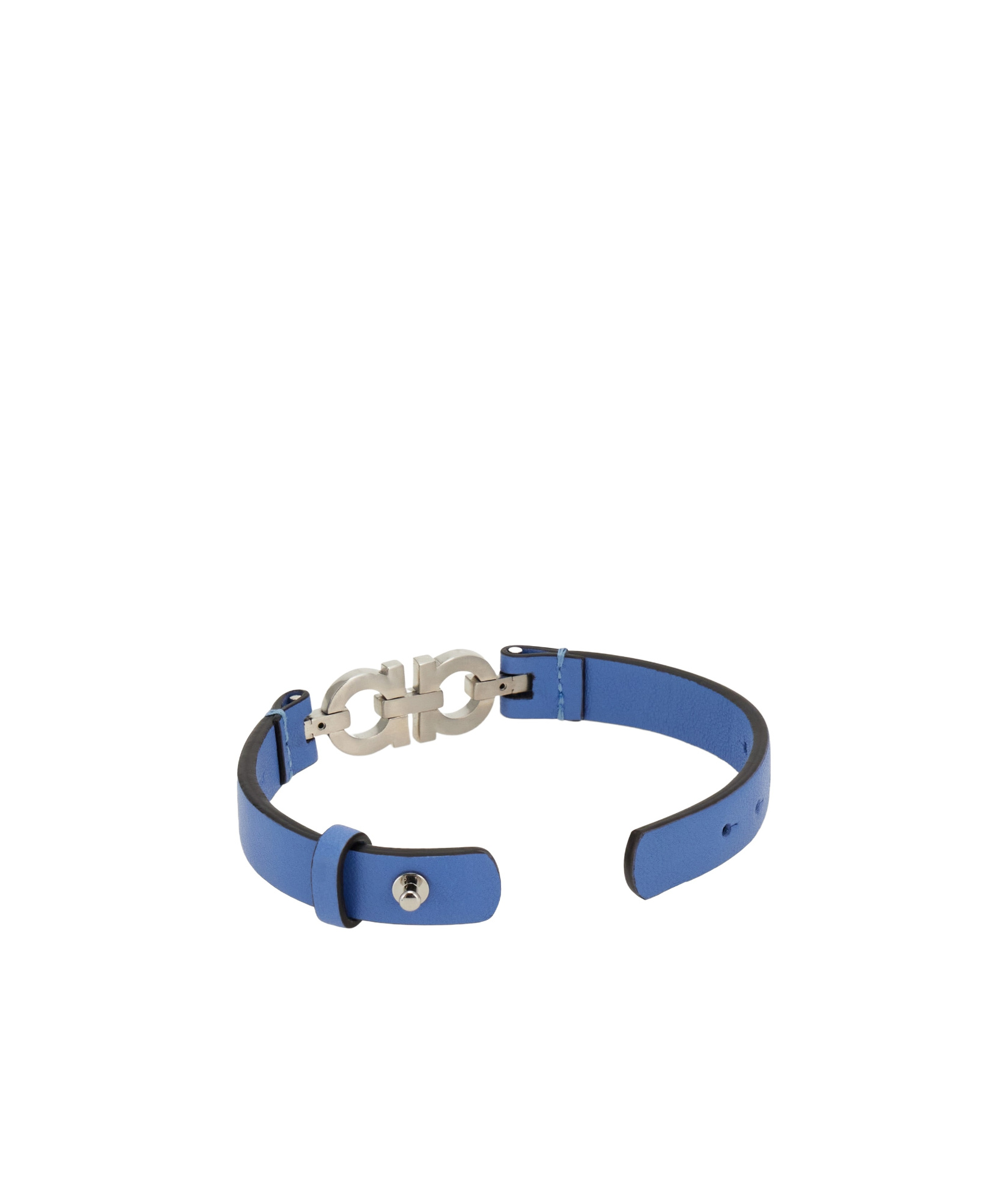 Ferragamo Double Gancini Bracelet In Blue