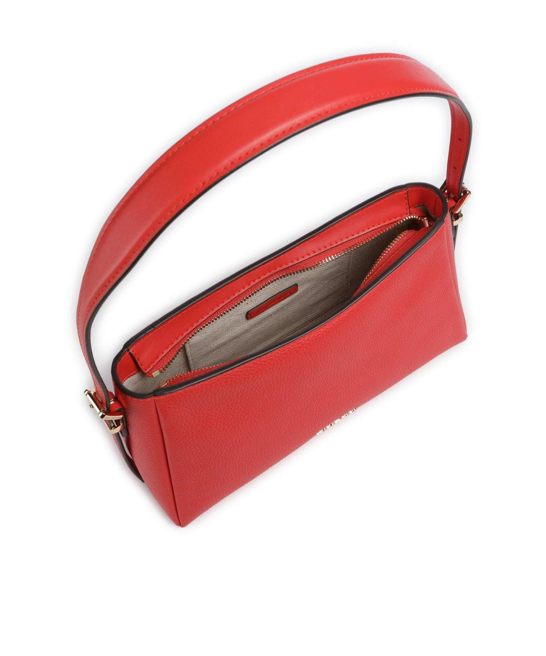 Michael Michael Kors Zippered Shoulder Bag In Red