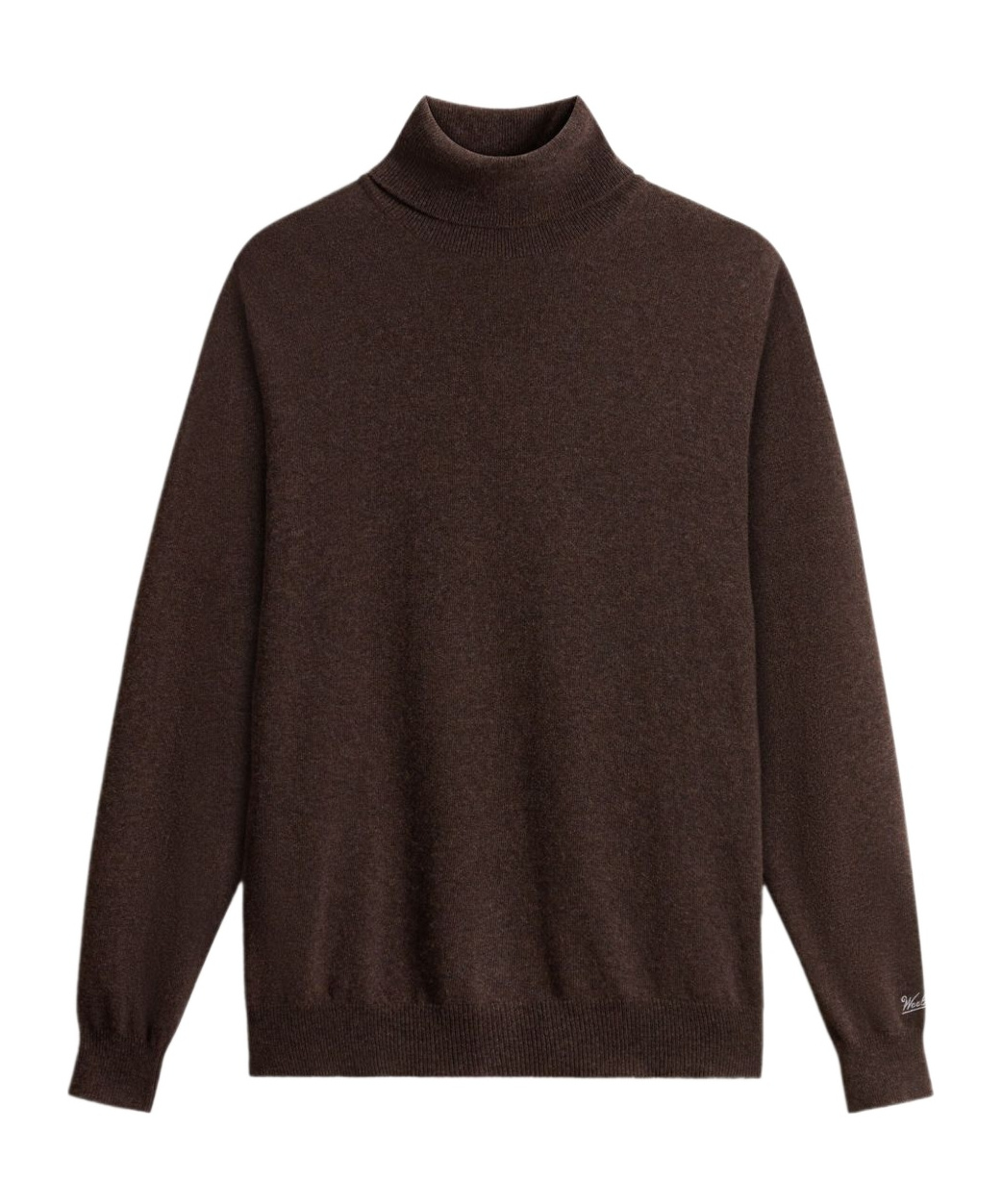 Woolrich Wool Turtleneck Sweater In Brown