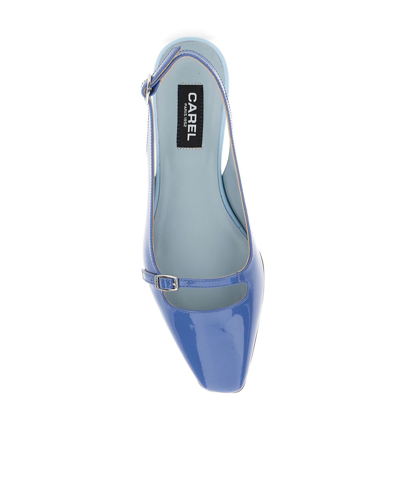 Carel Paris Open-heeled Ballet Shoes In Blue