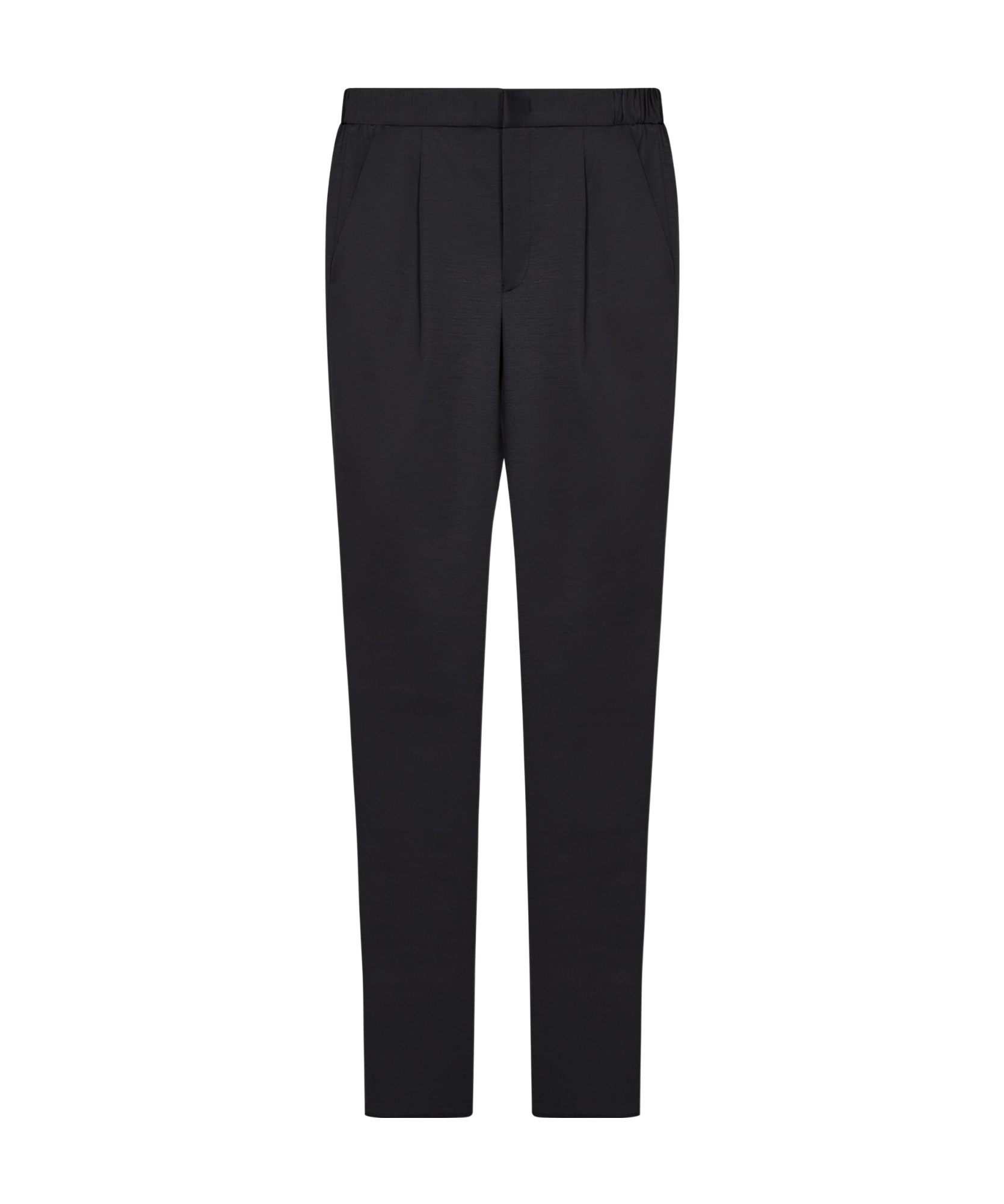 EMPORIO ARMANI PLEAT-DETAIL TROUSERS