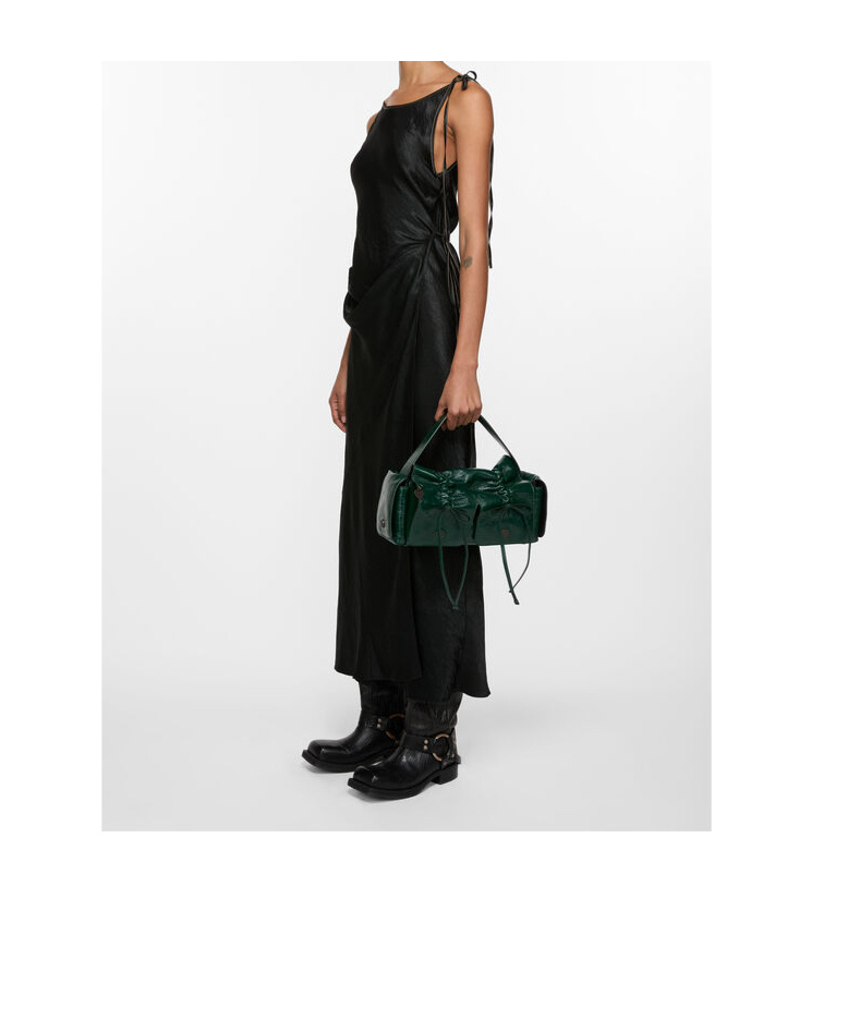 Acne Studios Multipocket Tote Bag In Green