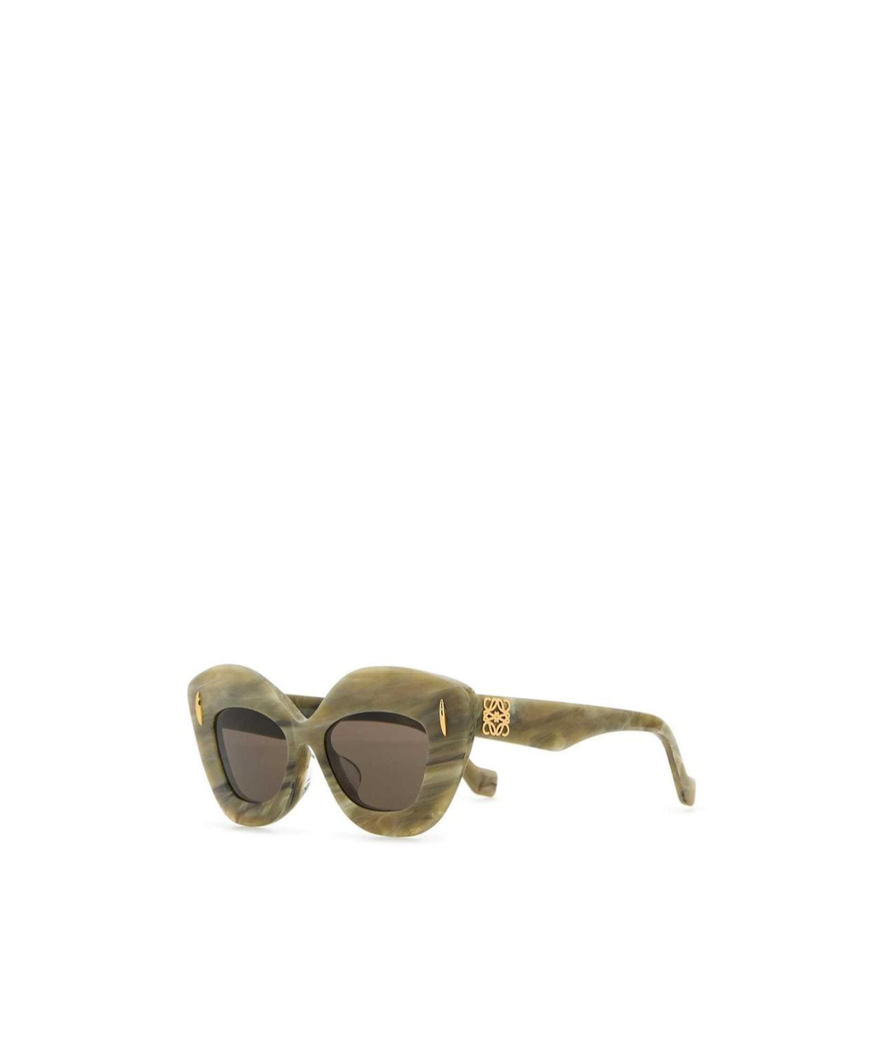 Loewe Full Frame Sunglasses In Green