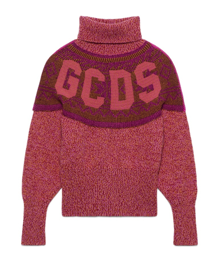 Gcds Strickpullover Mit Rollkragen In Red