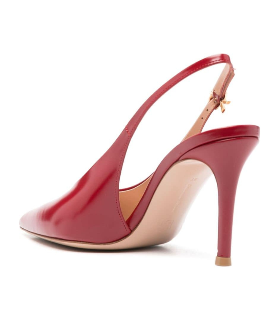 Gianvito Rossi Robbie 85mm Slingback Pumps In Red