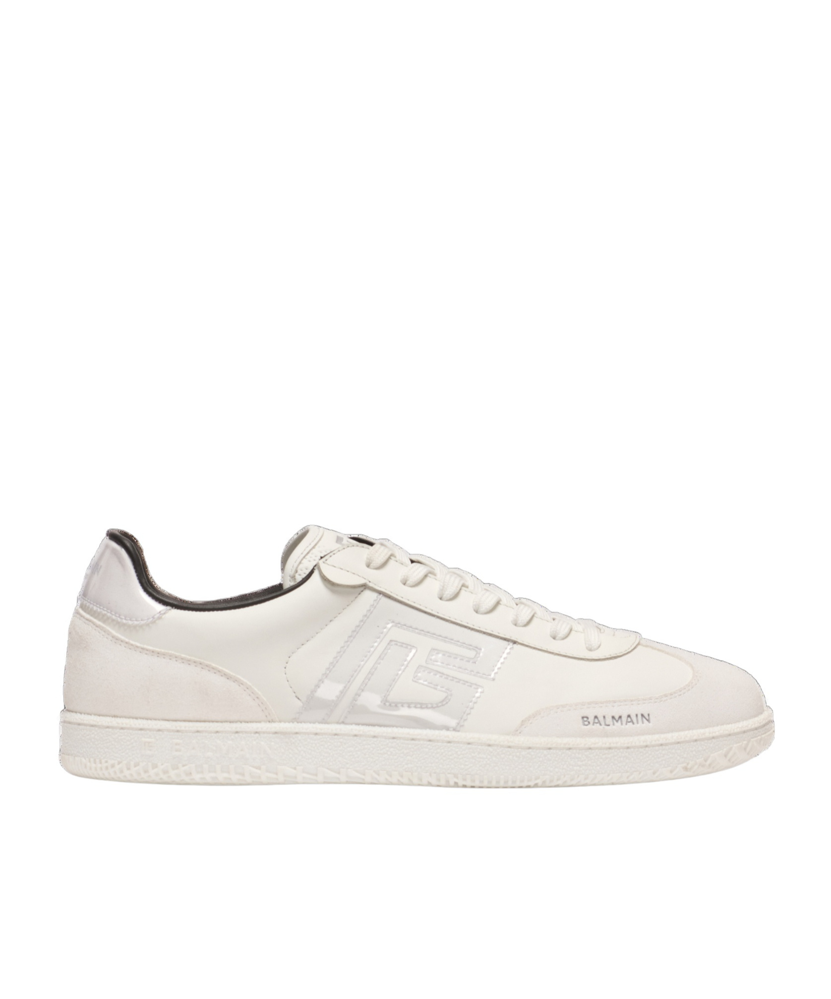 Balmain Swan Sneakers In White