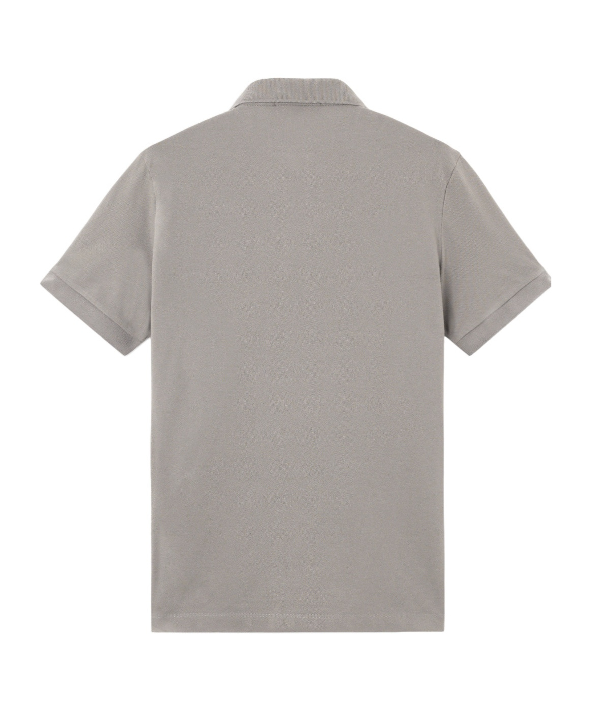 Stone Island Slim Fit Organic Cotton Piqué Polo With Compass Patch In Gray