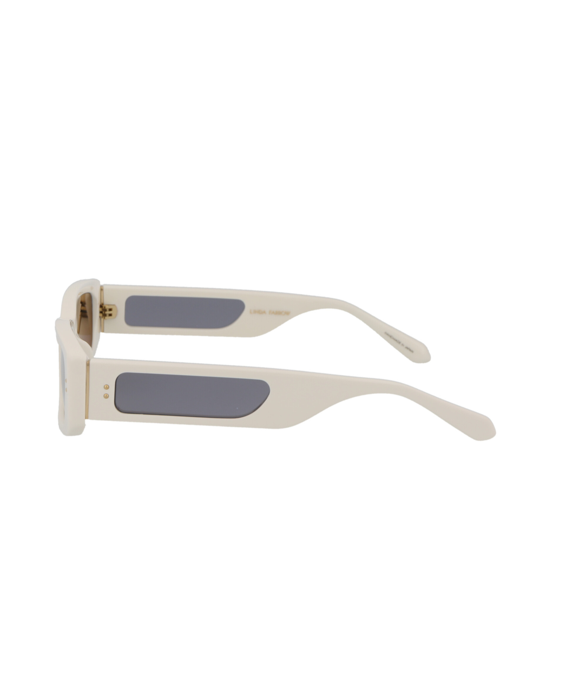 Linda Farrow Geometric Sunglasses In Black