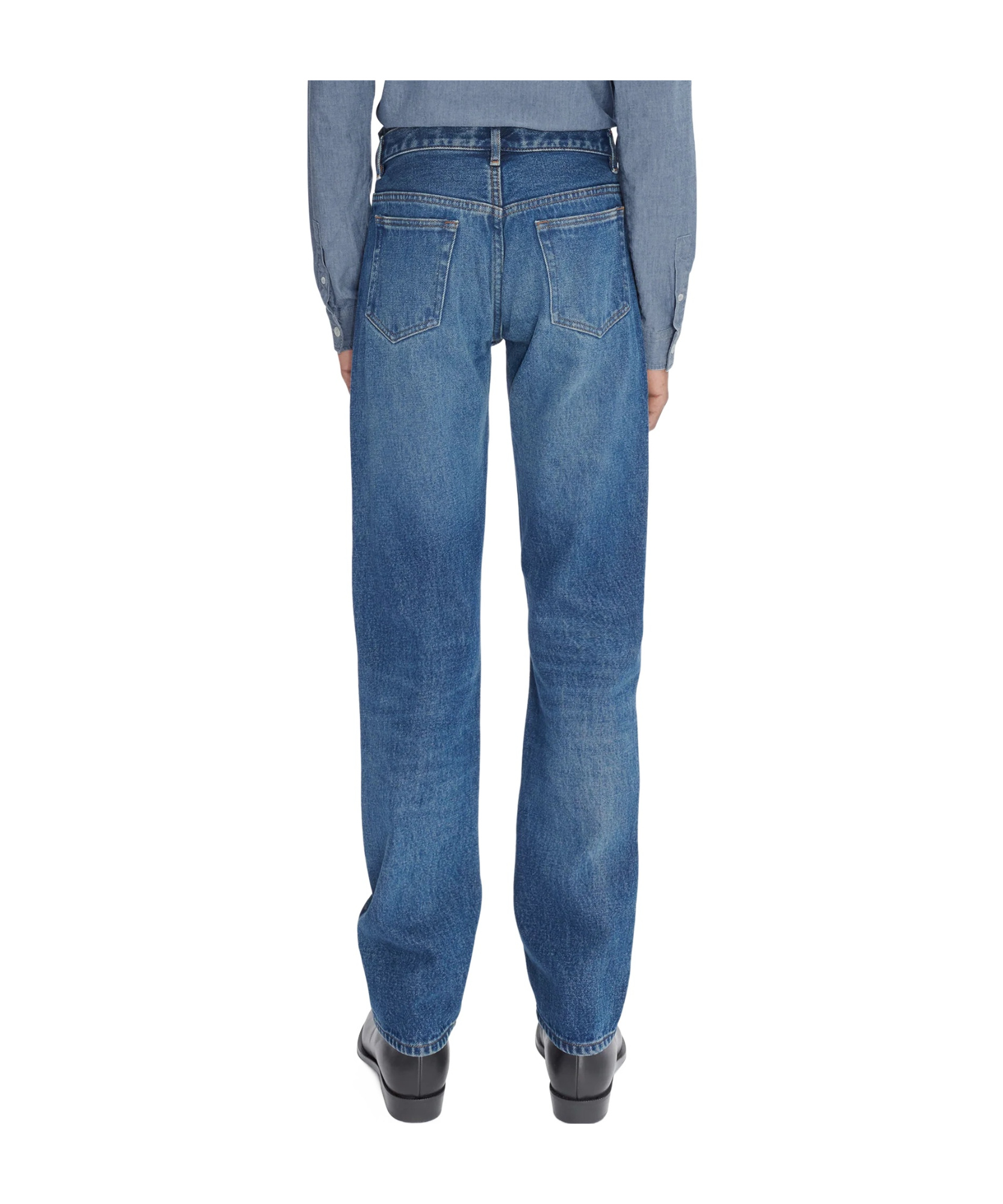 Apc Mid-waist Side Pocket Jeans In Blue