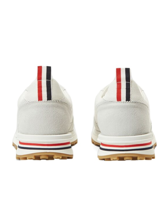 Thom Browne White Textile Tech Runner Sneakers In White