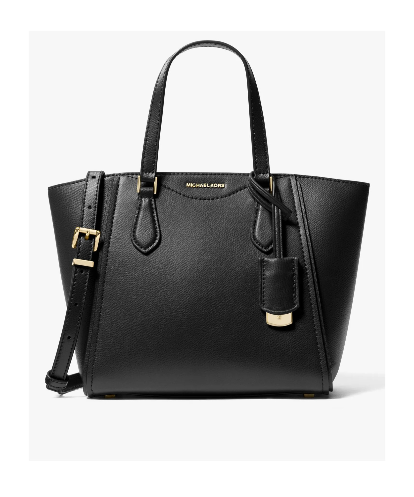 Michael Kors Taryn Small Convertible Crossbody Tote In Black