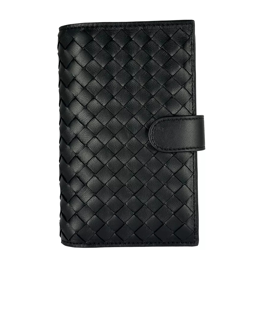 Bottega Veneta Folding Wallet In Black