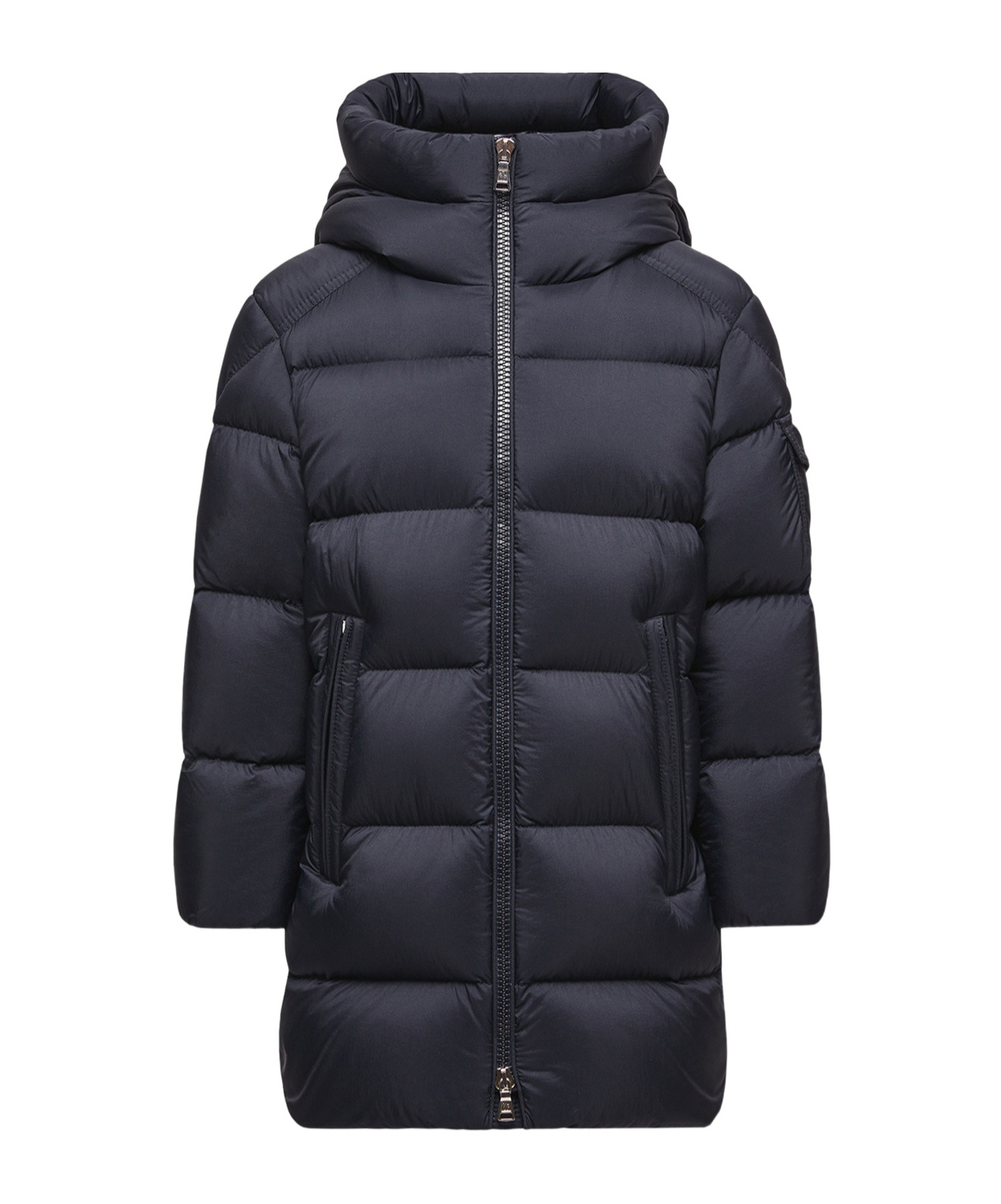 Moncler Marat Hooded Down Jacket In Blue
