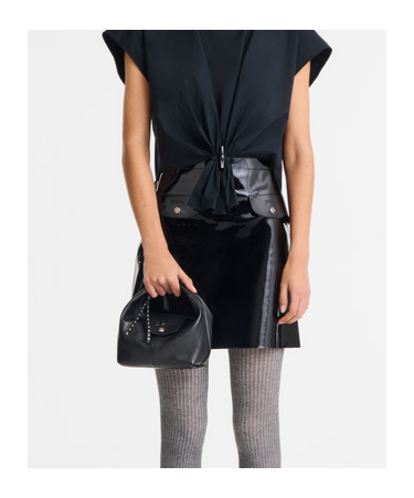 Longchamp Le Pliage Portobello Mini Bag In Black