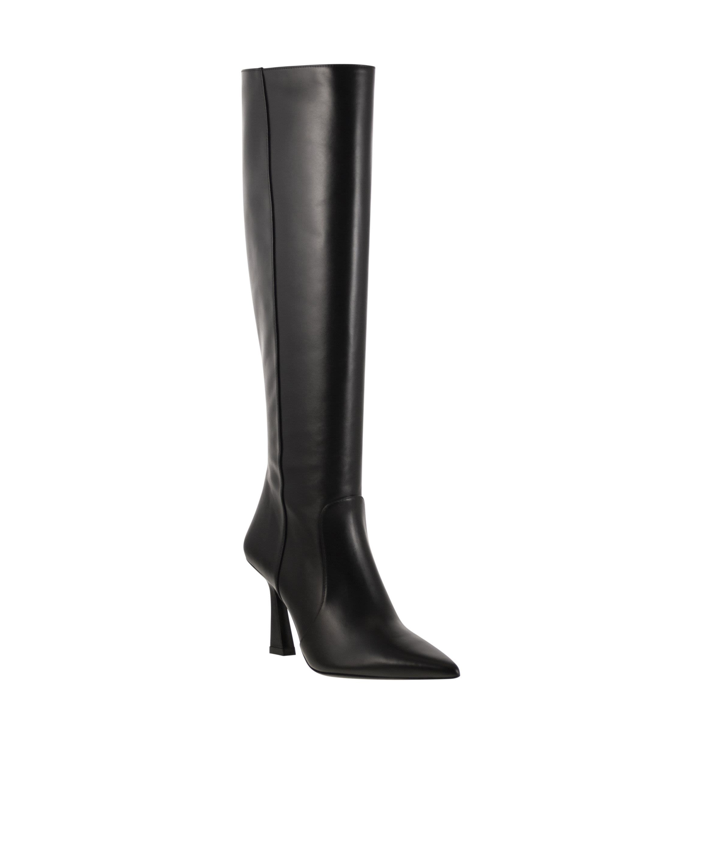 Stuart Weitzman Vinnie - Leather Boots In Black