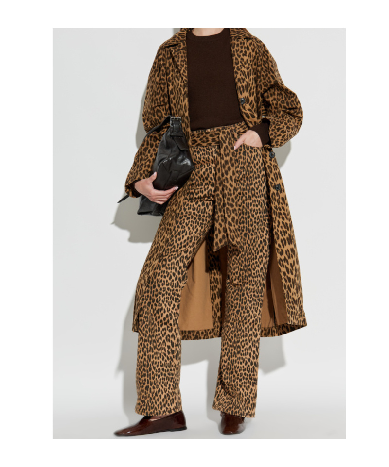 Zadig & Voltaire Leopard Print Casual Pants In Animal Print