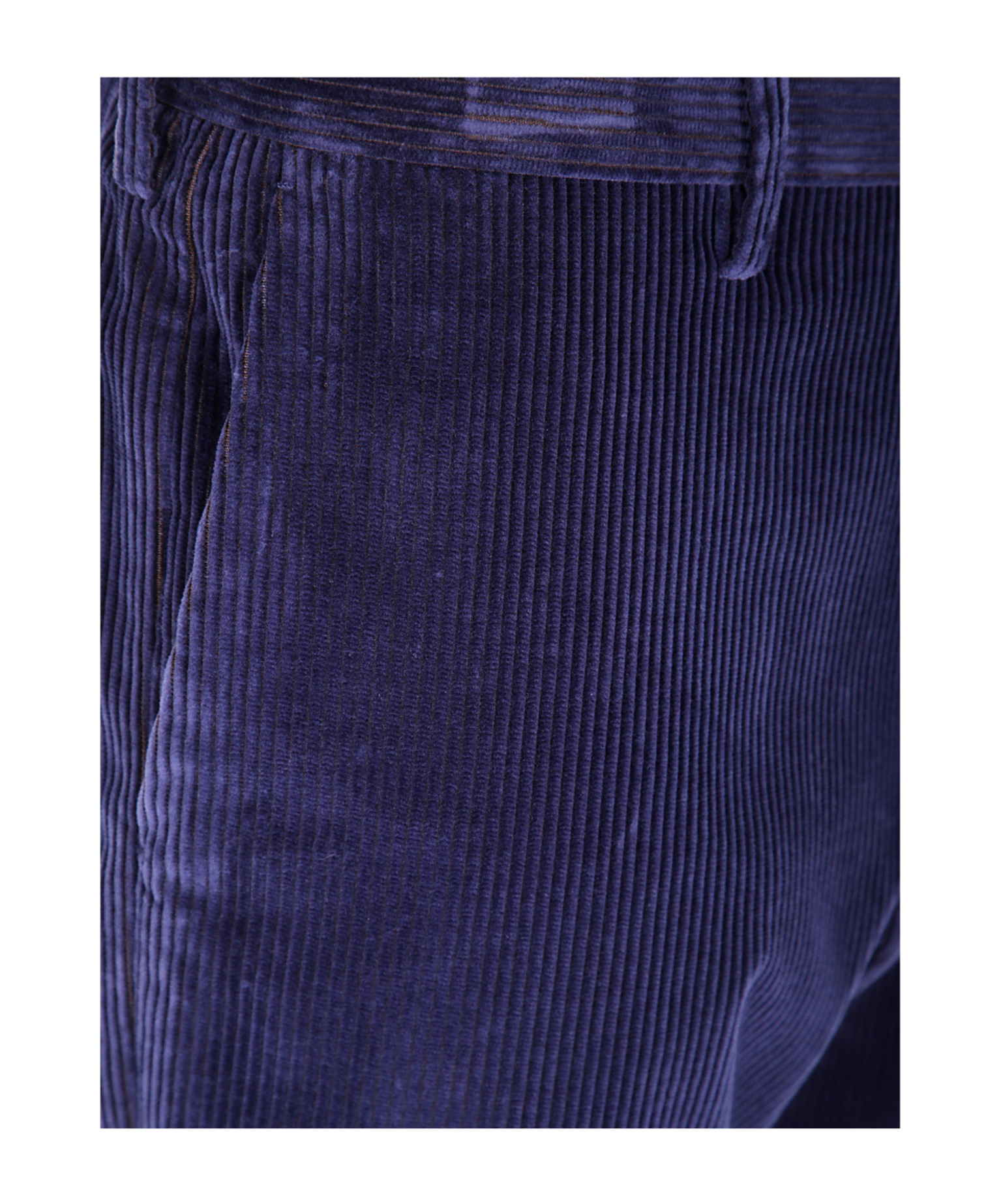 Paul Smith Belt Loop Casual Pants In Blue