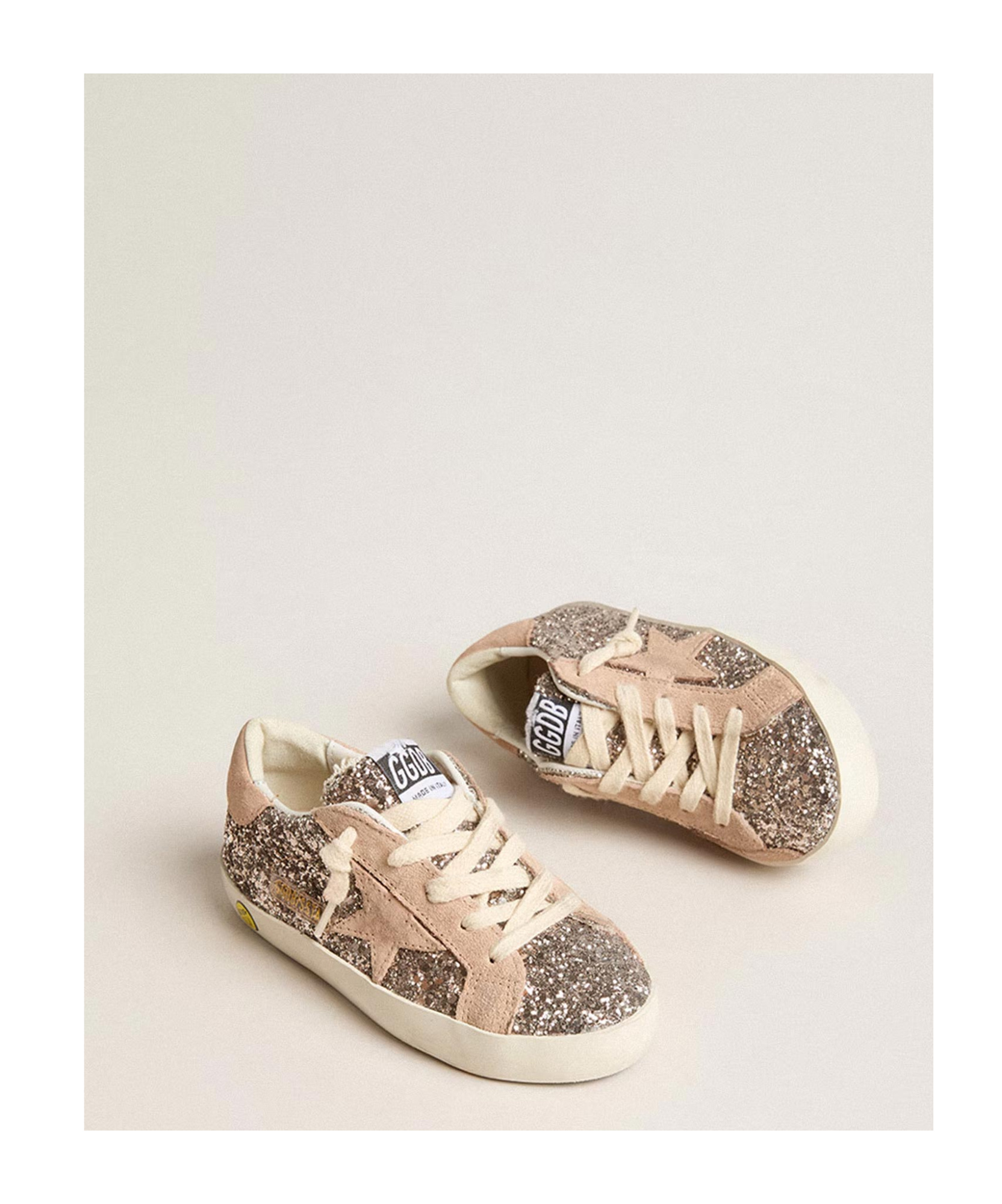 Golden Goose Round-head Sneakers In Nude