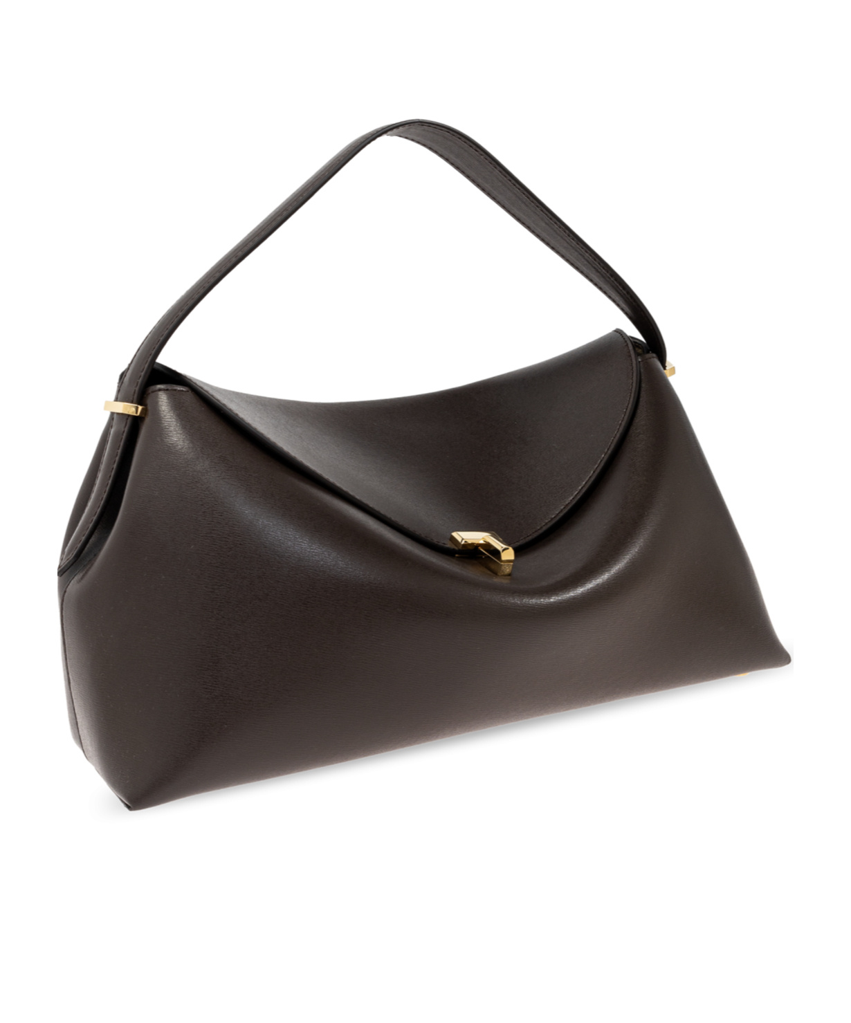 Totême T-lock Shoulder Bag In Black