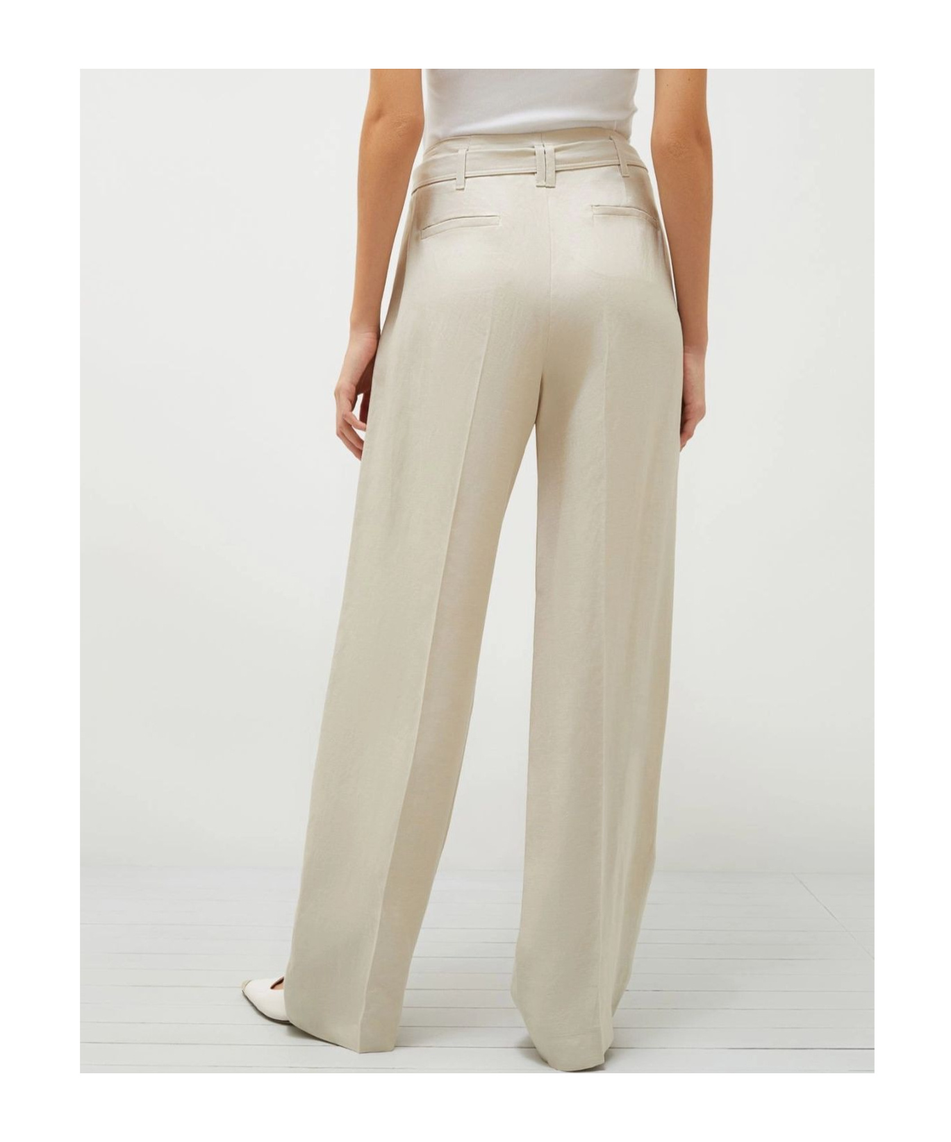 Marella Fatto Long Trouser Arena In White