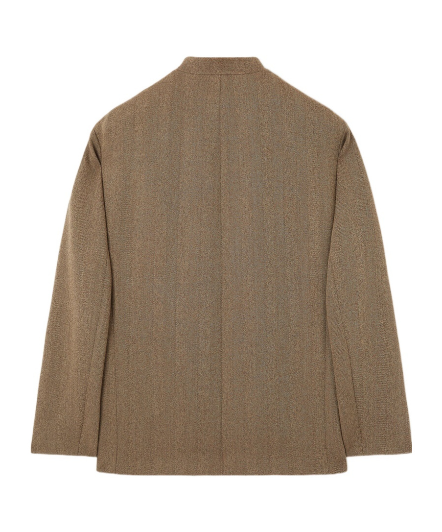 Loro Piana Vienna Long-sleeved Casual Jacket In Brown