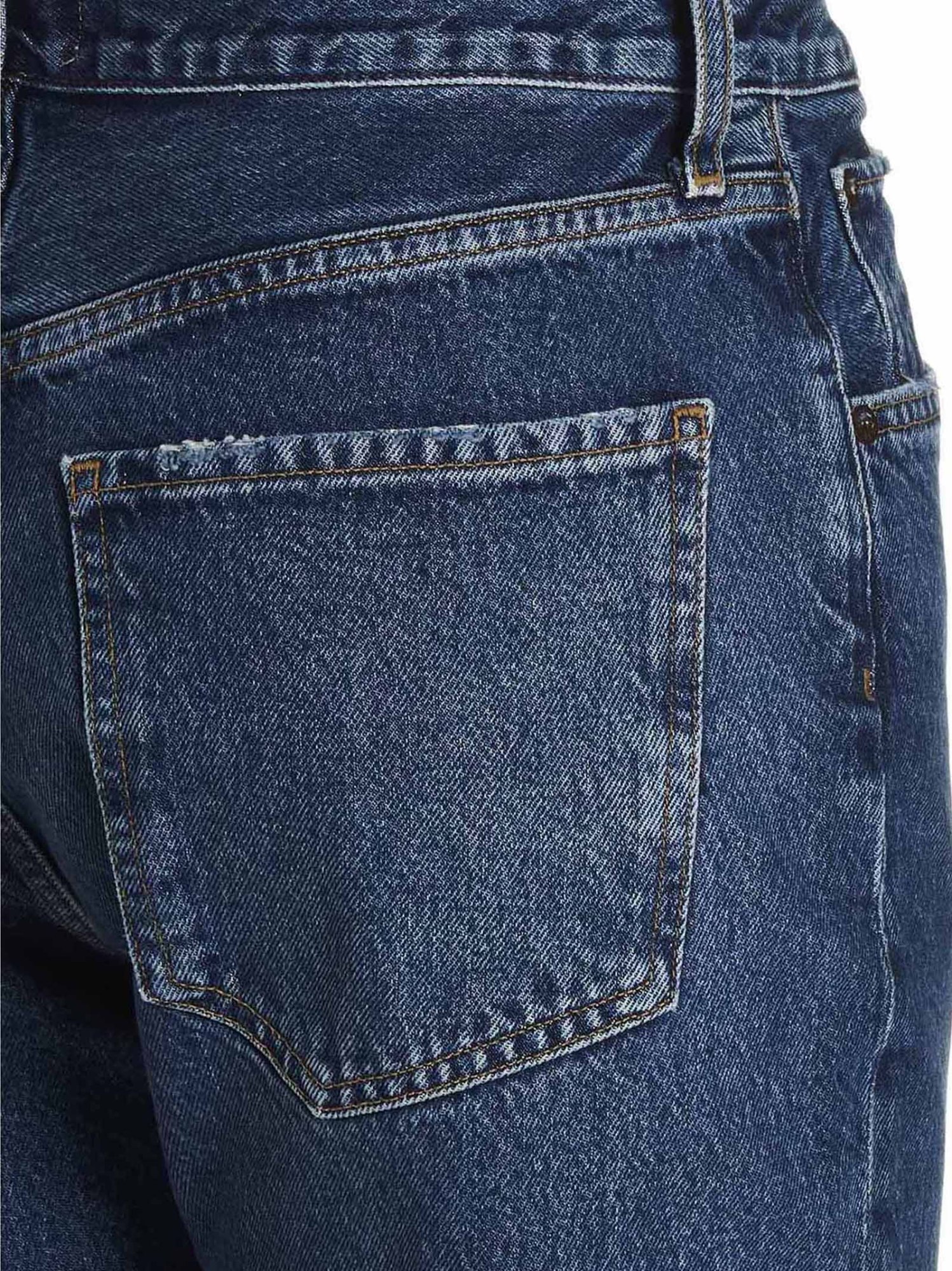 Agolde Riley Straight-leg Jeans In Blue
